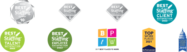 Best Staffing Agency Award badgess